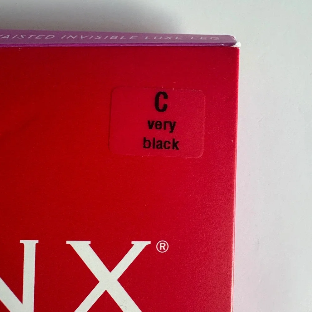 Spanx Sheers High-Waisted Invisible Luxe Leg Tights Very Black Size‎ C NEW
